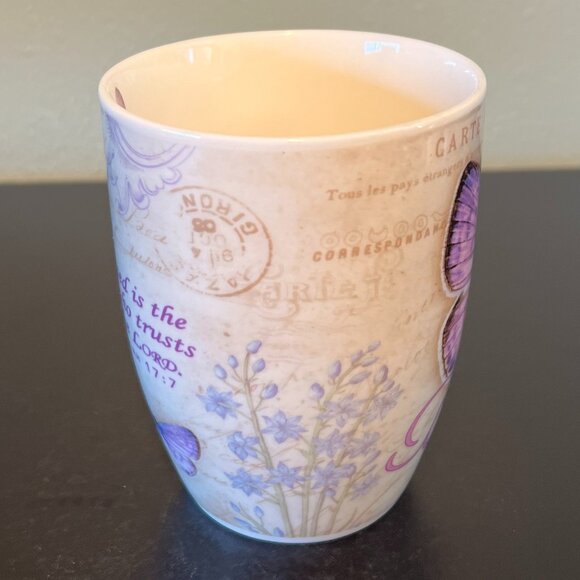 NWT Botanic Butterfly Blessed Mug  ~ Jane Shasky Studio ~ Christian Arts Gifts - Picture 5 of 9